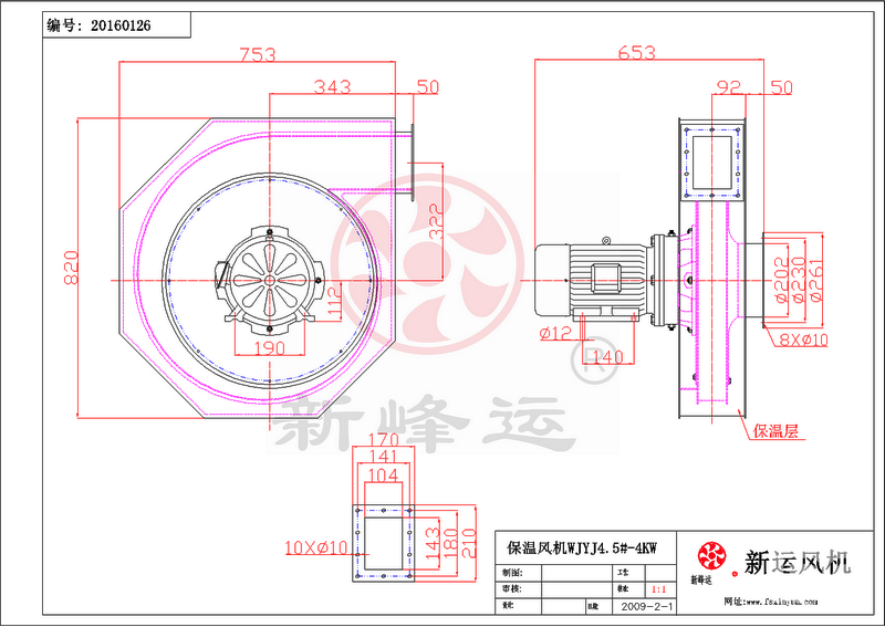 保溫離心風機